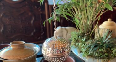 lọc trà bạc nguyên chất quả cầu