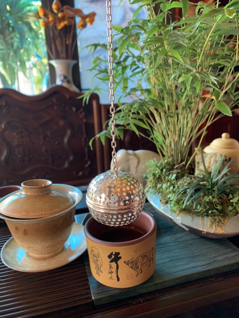 lọc trà bạc nguyên chất quả cầu